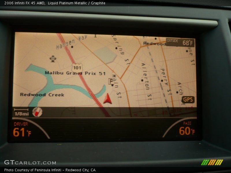 Liquid Platinum Metallic / Graphite 2006 Infiniti FX 45 AWD