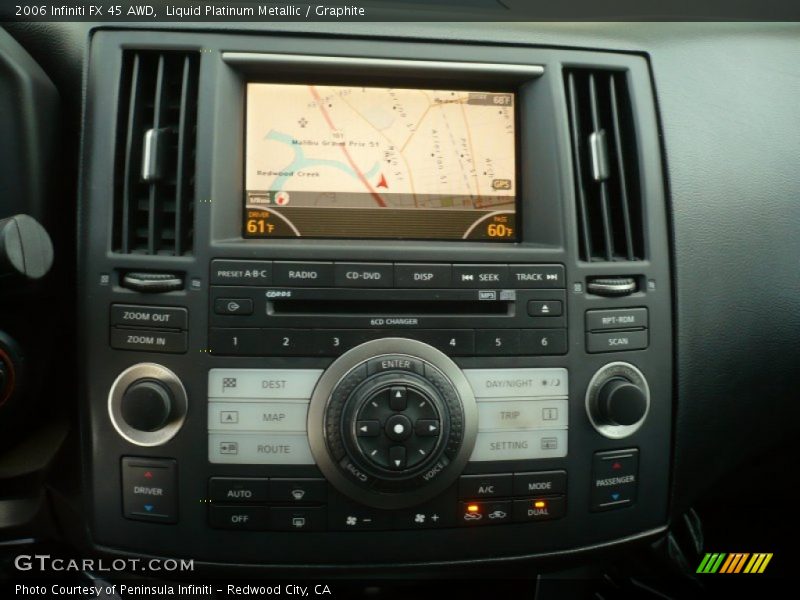 Liquid Platinum Metallic / Graphite 2006 Infiniti FX 45 AWD
