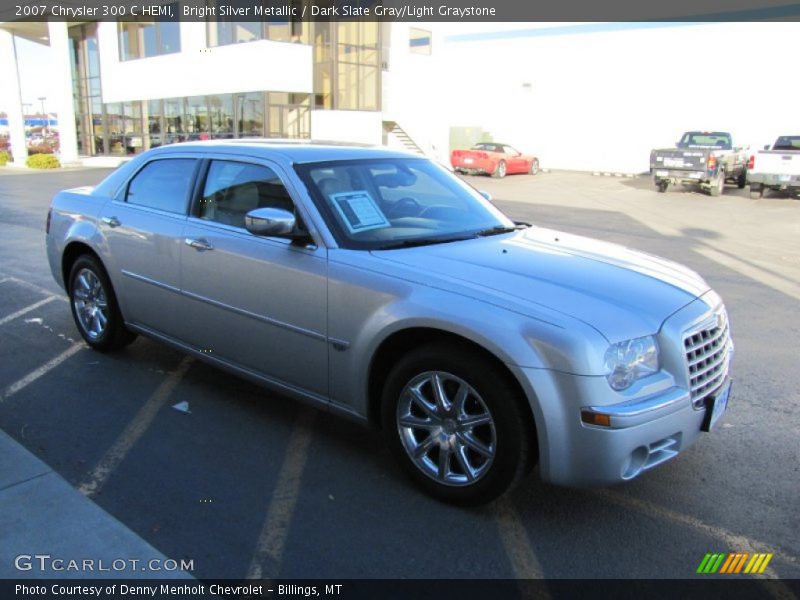 Bright Silver Metallic / Dark Slate Gray/Light Graystone 2007 Chrysler 300 C HEMI