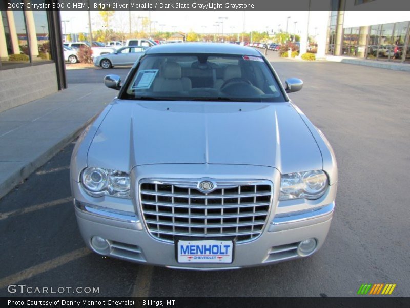 Bright Silver Metallic / Dark Slate Gray/Light Graystone 2007 Chrysler 300 C HEMI