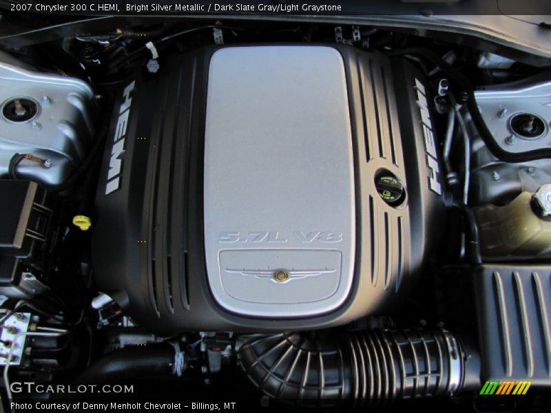 Bright Silver Metallic / Dark Slate Gray/Light Graystone 2007 Chrysler 300 C HEMI