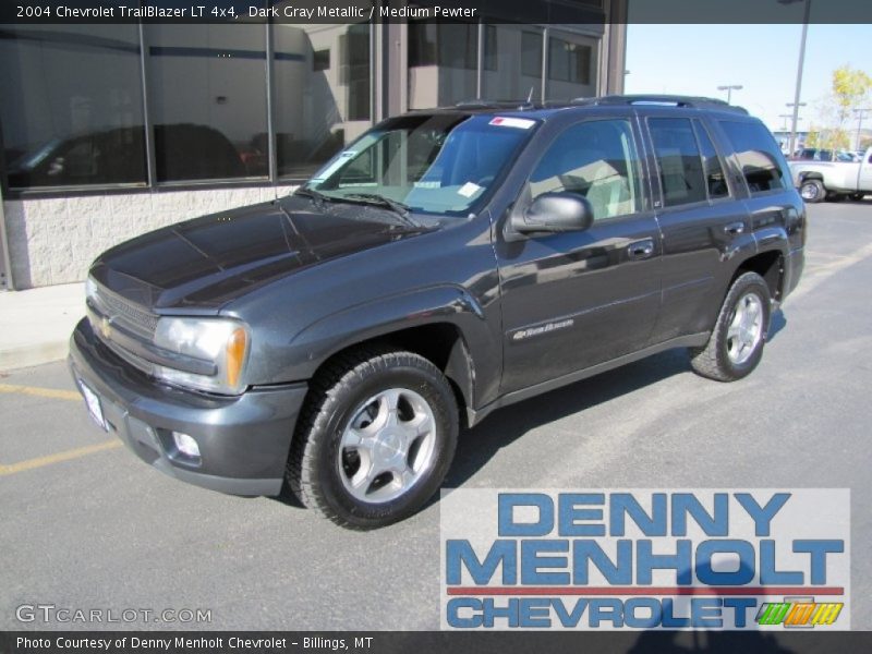 Dark Gray Metallic / Medium Pewter 2004 Chevrolet TrailBlazer LT 4x4