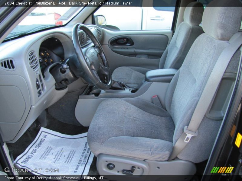 Dark Gray Metallic / Medium Pewter 2004 Chevrolet TrailBlazer LT 4x4