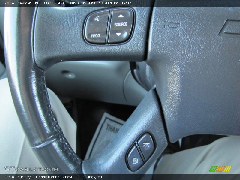 Dark Gray Metallic / Medium Pewter 2004 Chevrolet TrailBlazer LT 4x4