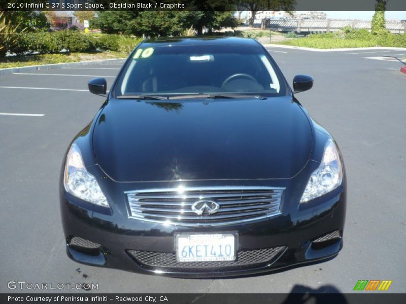 Obsidian Black / Graphite 2010 Infiniti G 37 S Sport Coupe