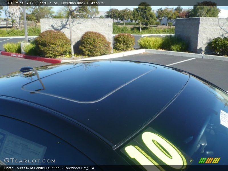Obsidian Black / Graphite 2010 Infiniti G 37 S Sport Coupe