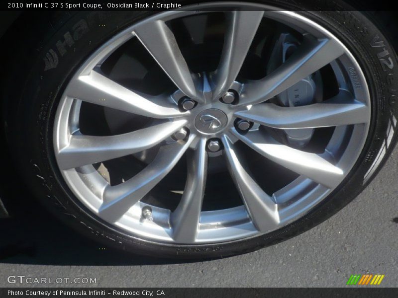 Obsidian Black / Graphite 2010 Infiniti G 37 S Sport Coupe