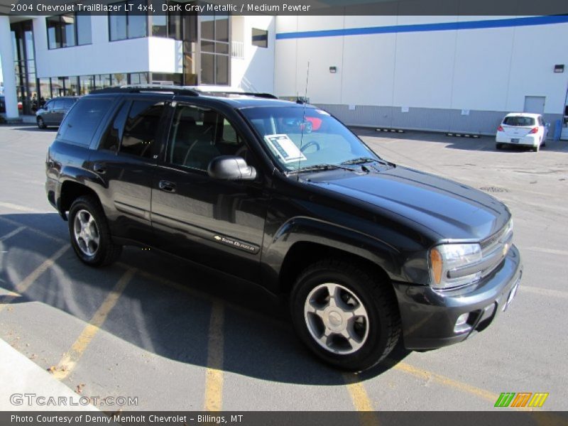 Dark Gray Metallic / Medium Pewter 2004 Chevrolet TrailBlazer LT 4x4