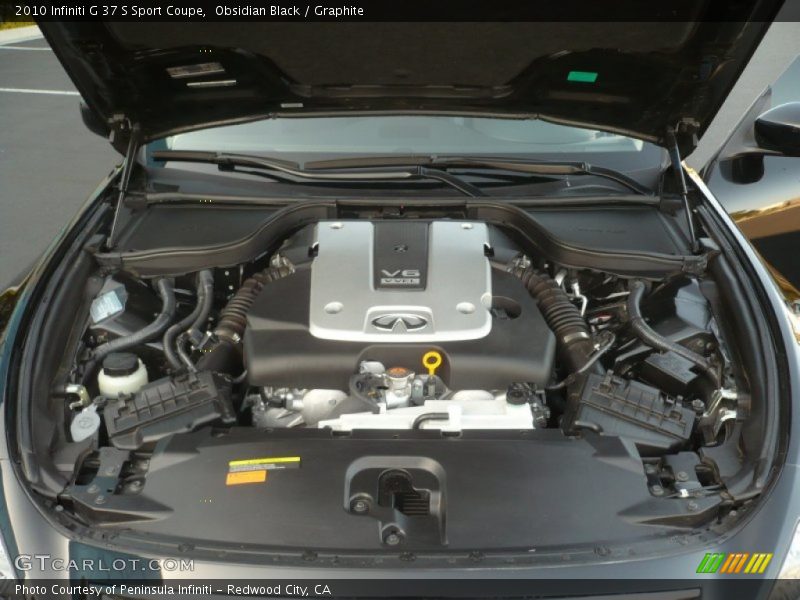 Obsidian Black / Graphite 2010 Infiniti G 37 S Sport Coupe