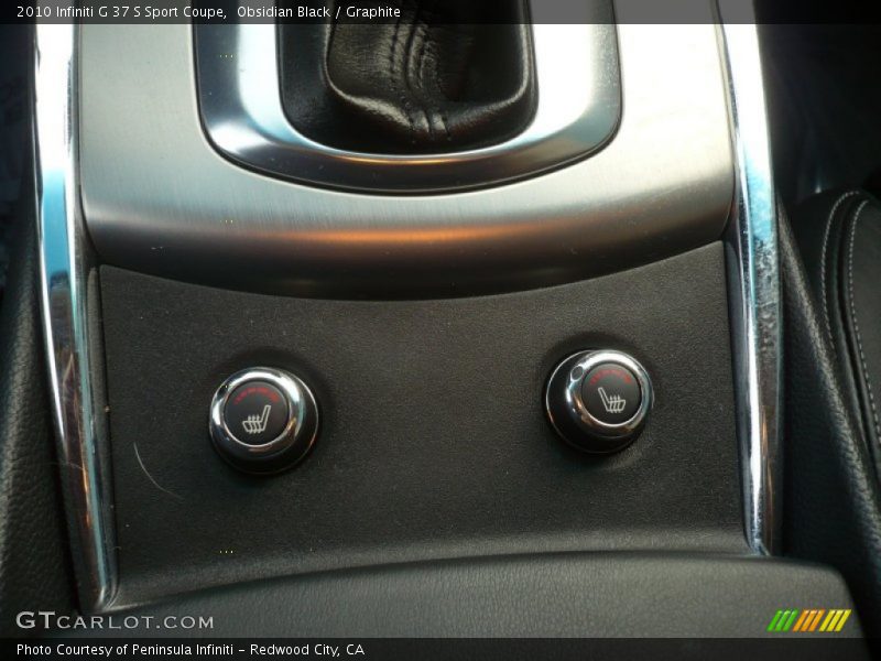 Obsidian Black / Graphite 2010 Infiniti G 37 S Sport Coupe