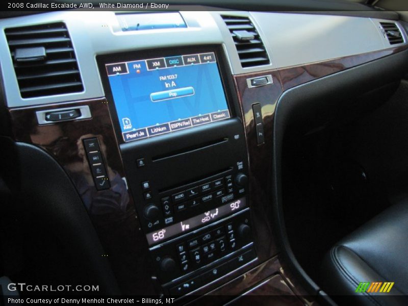 White Diamond / Ebony 2008 Cadillac Escalade AWD