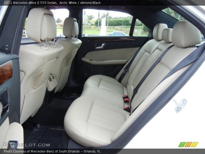 Arctic White / Almond/Black 2011 Mercedes-Benz E 550 Sedan