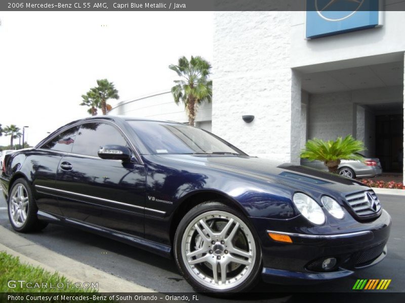 Capri Blue Metallic / Java 2006 Mercedes-Benz CL 55 AMG