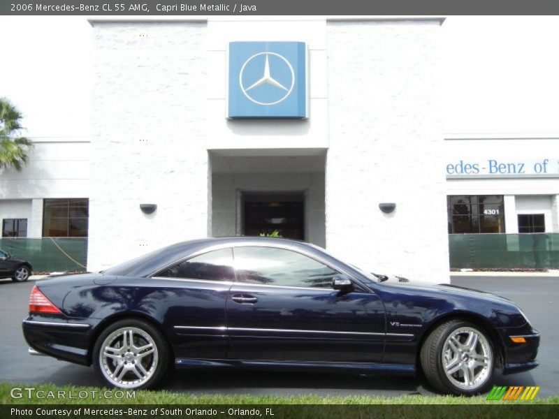 Capri Blue Metallic / Java 2006 Mercedes-Benz CL 55 AMG