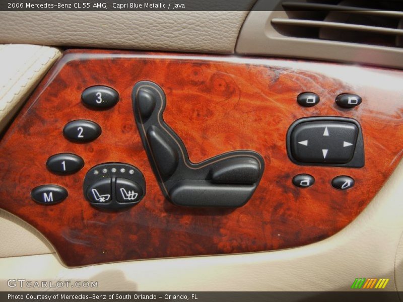 Controls of 2006 CL 55 AMG
