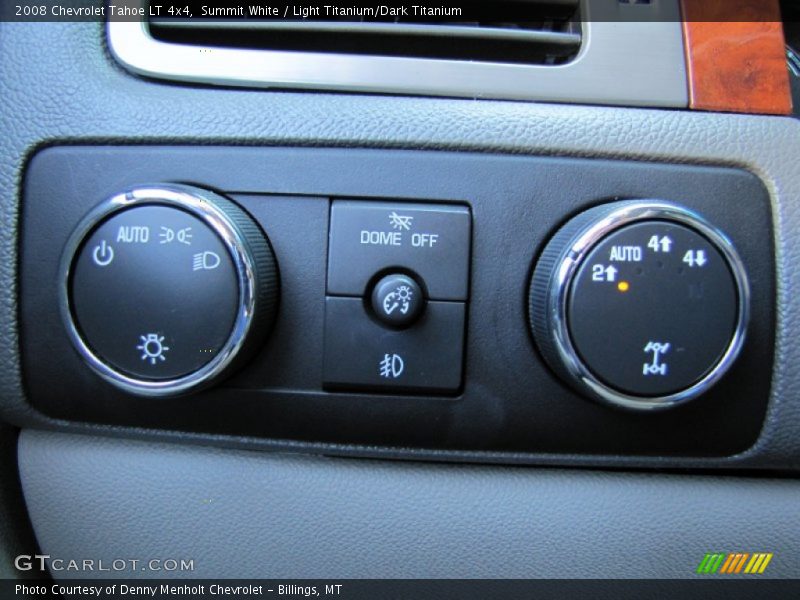 Controls of 2008 Tahoe LT 4x4