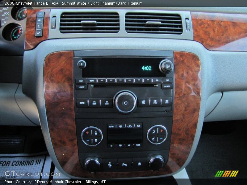 Controls of 2008 Tahoe LT 4x4