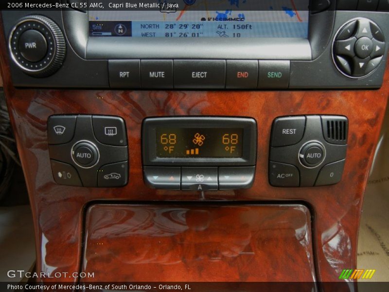Controls of 2006 CL 55 AMG