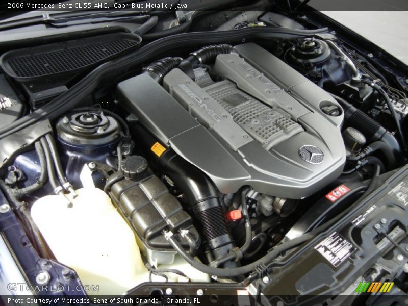  2006 CL 55 AMG Engine - 5.4 Liter AMG Supercharged SOHC 24-Valve V8