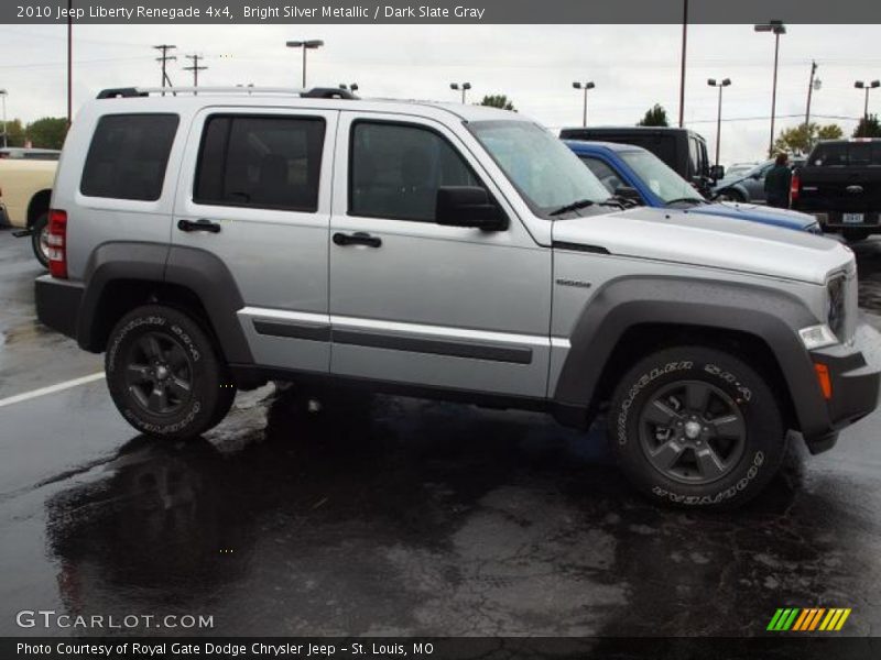 Bright Silver Metallic / Dark Slate Gray 2010 Jeep Liberty Renegade 4x4