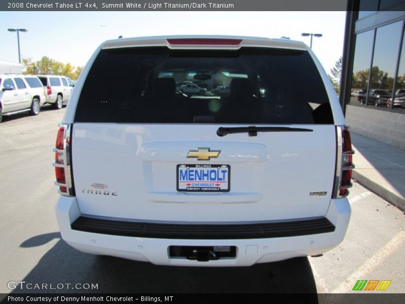Summit White / Light Titanium/Dark Titanium 2008 Chevrolet Tahoe LT 4x4