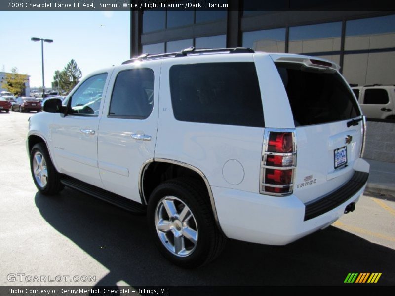 Summit White / Light Titanium/Dark Titanium 2008 Chevrolet Tahoe LT 4x4