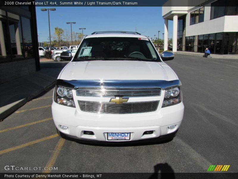 Summit White / Light Titanium/Dark Titanium 2008 Chevrolet Tahoe LT 4x4