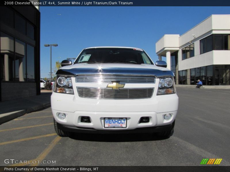 Summit White / Light Titanium/Dark Titanium 2008 Chevrolet Tahoe LT 4x4