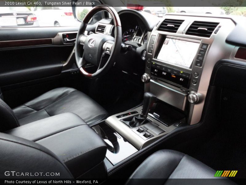 Tungsten Silver Pearl / Black 2010 Lexus GX 460