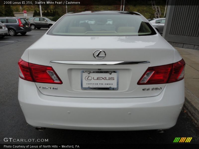 Starfire White Pearl / Cashmere 2008 Lexus ES 350