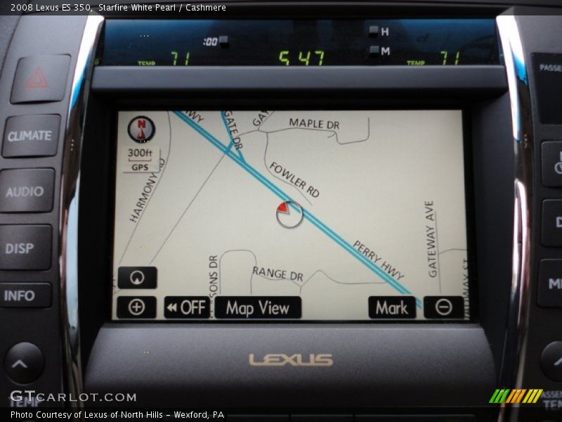 Starfire White Pearl / Cashmere 2008 Lexus ES 350