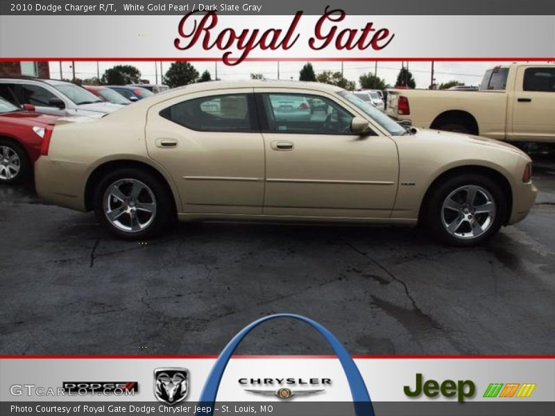 White Gold Pearl / Dark Slate Gray 2010 Dodge Charger R/T