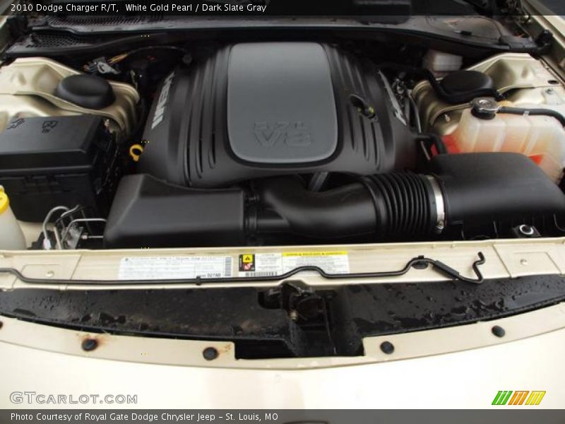 White Gold Pearl / Dark Slate Gray 2010 Dodge Charger R/T