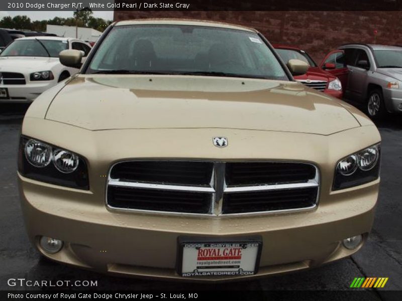 White Gold Pearl / Dark Slate Gray 2010 Dodge Charger R/T