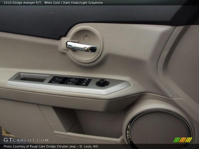 White Gold / Dark Khaki/Light Graystone 2010 Dodge Avenger R/T