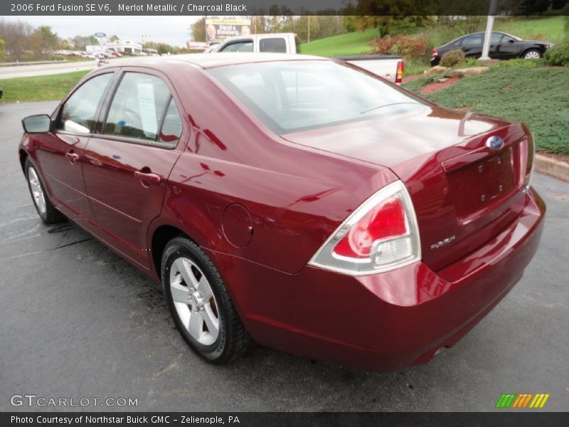 Merlot Metallic / Charcoal Black 2006 Ford Fusion SE V6
