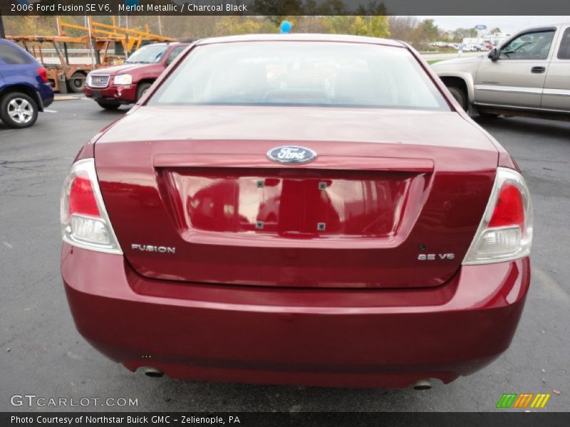 Merlot Metallic / Charcoal Black 2006 Ford Fusion SE V6
