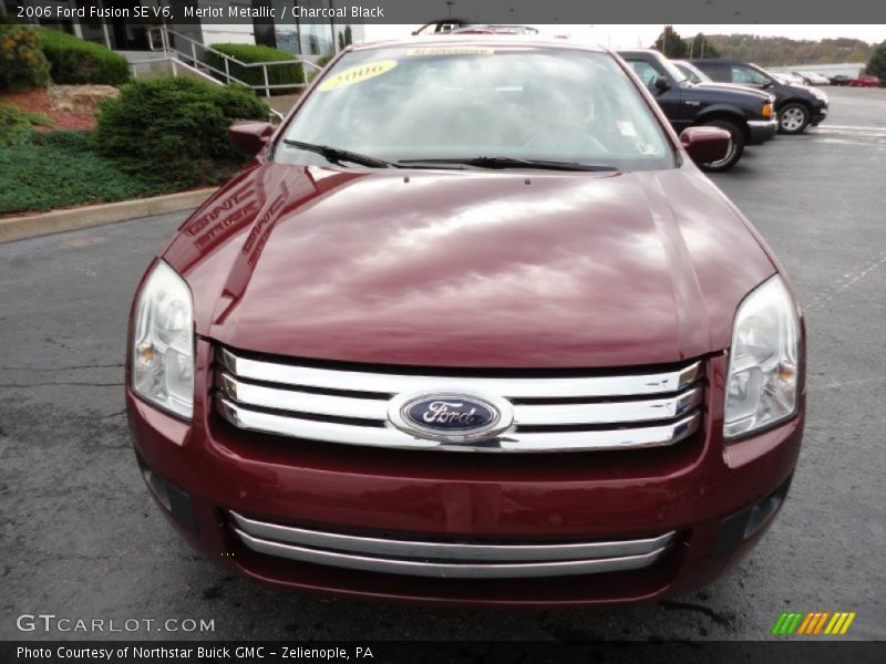 Merlot Metallic / Charcoal Black 2006 Ford Fusion SE V6