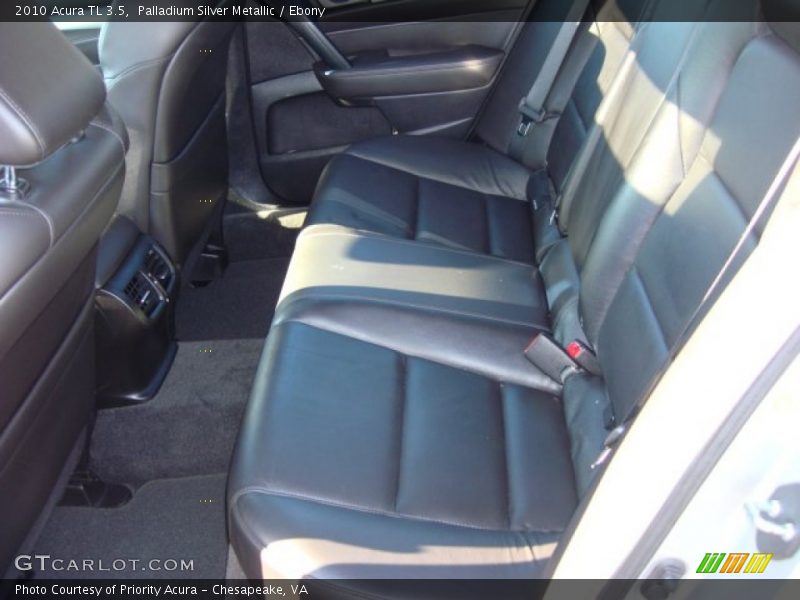 Palladium Silver Metallic / Ebony 2010 Acura TL 3.5