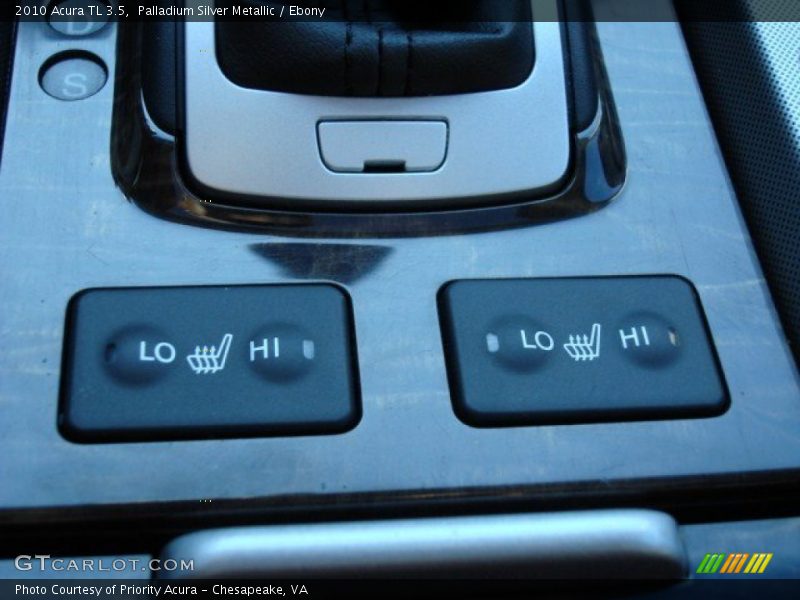 Palladium Silver Metallic / Ebony 2010 Acura TL 3.5
