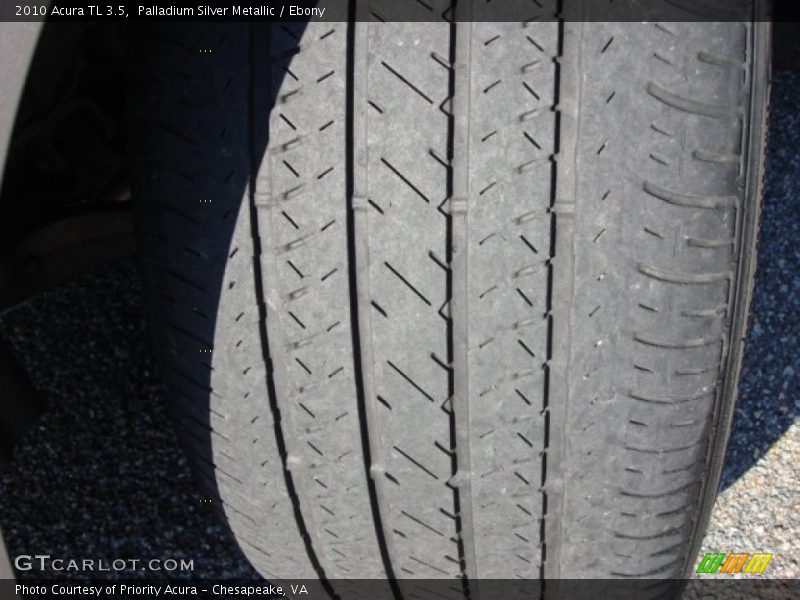 Palladium Silver Metallic / Ebony 2010 Acura TL 3.5