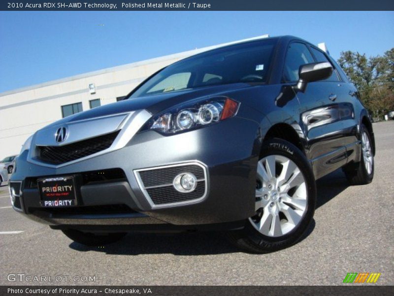 Polished Metal Metallic / Taupe 2010 Acura RDX SH-AWD Technology