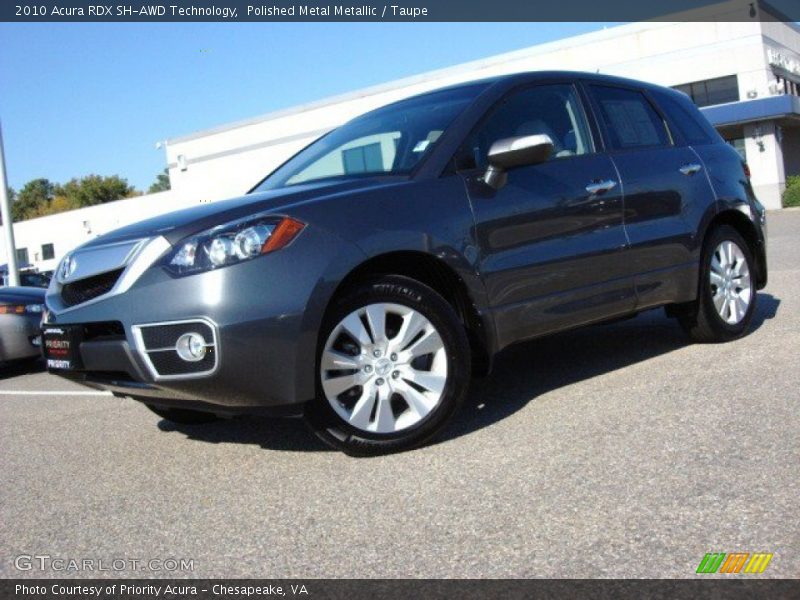 Polished Metal Metallic / Taupe 2010 Acura RDX SH-AWD Technology