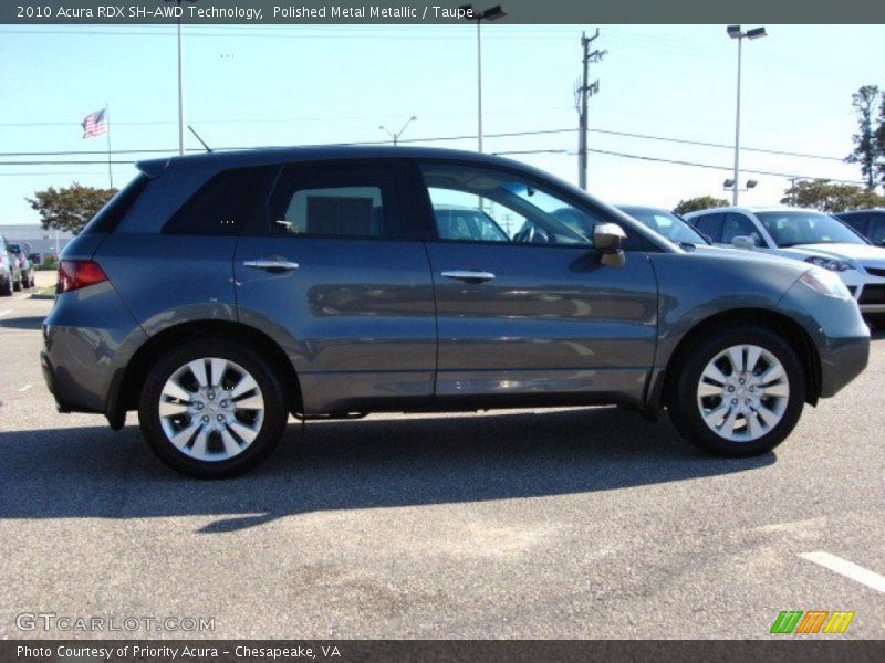 Polished Metal Metallic / Taupe 2010 Acura RDX SH-AWD Technology