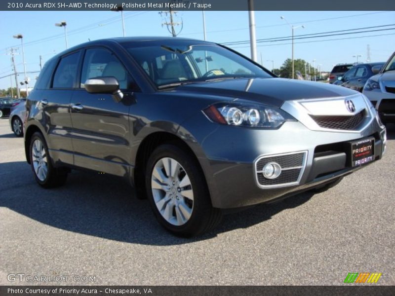 Polished Metal Metallic / Taupe 2010 Acura RDX SH-AWD Technology