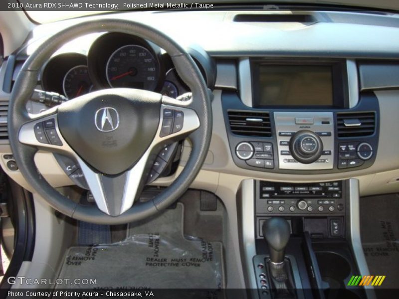Polished Metal Metallic / Taupe 2010 Acura RDX SH-AWD Technology