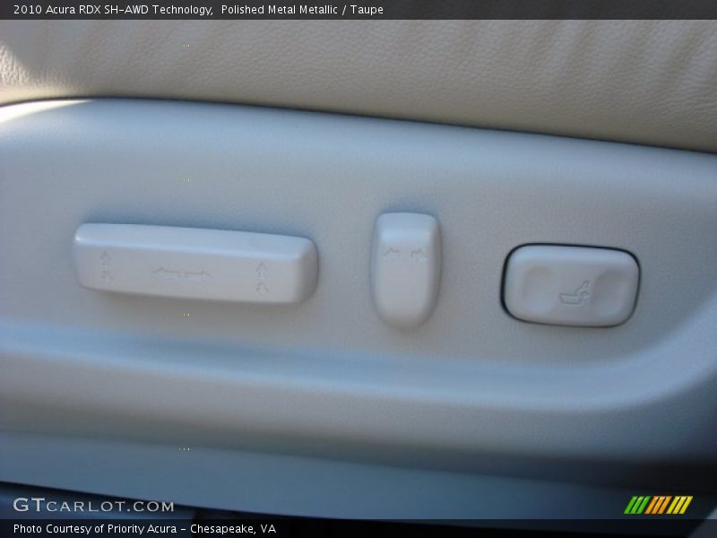 Polished Metal Metallic / Taupe 2010 Acura RDX SH-AWD Technology