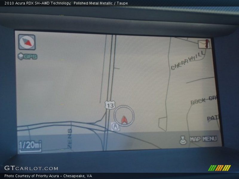 Polished Metal Metallic / Taupe 2010 Acura RDX SH-AWD Technology