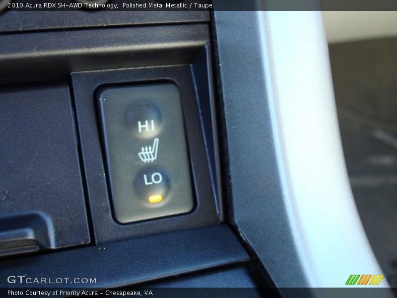 Polished Metal Metallic / Taupe 2010 Acura RDX SH-AWD Technology