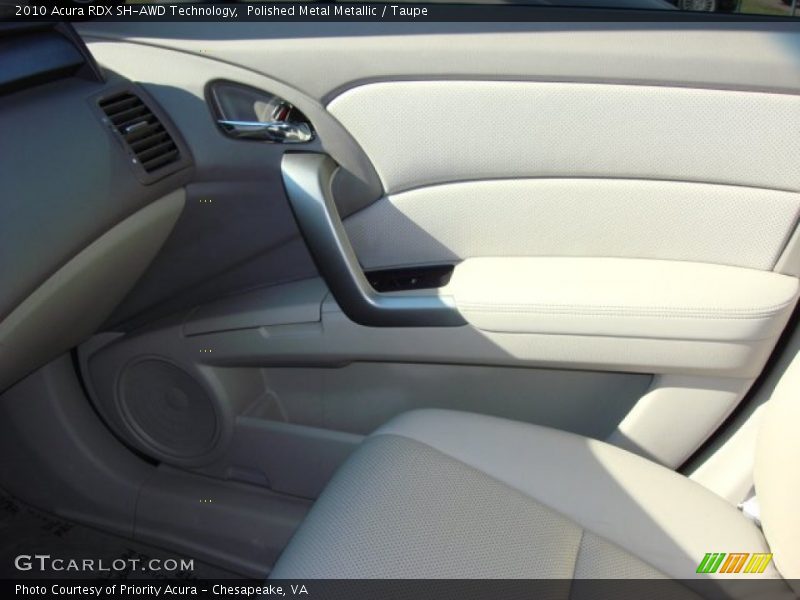 Polished Metal Metallic / Taupe 2010 Acura RDX SH-AWD Technology